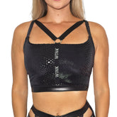 Infinity Eco Strap Top - Black Snake